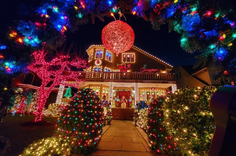 Luces navideñas en Dyker Heights, Brooklyn