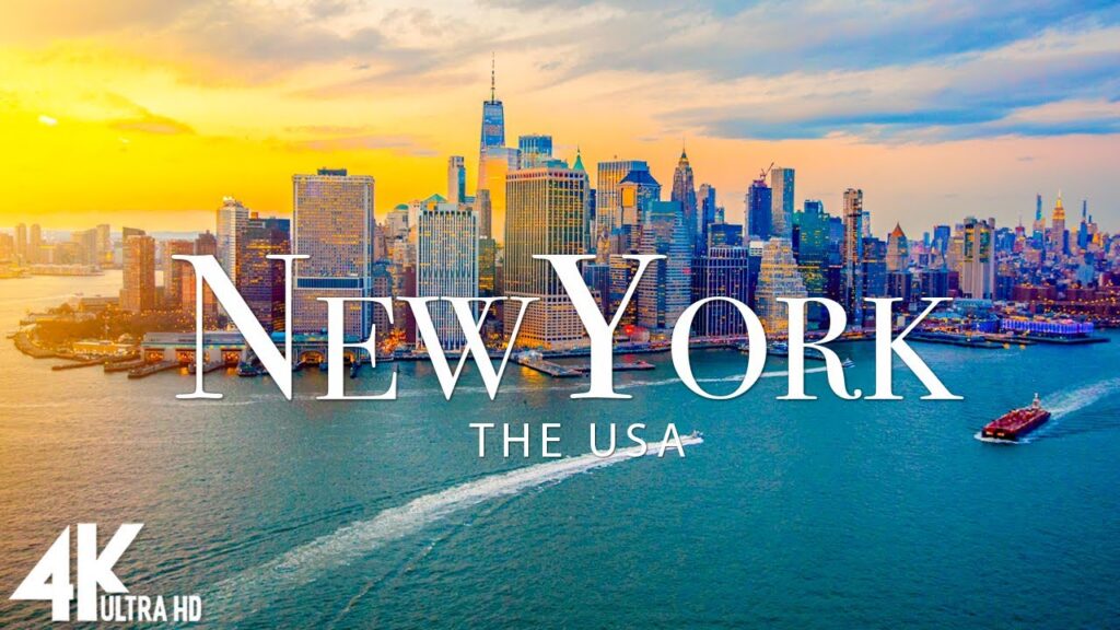 4 Horas Volando Sobre Nueva York desde casa (una experiencia 4K)
