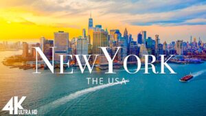4 Horas Volando Sobre Nueva York desde casa (una experiencia 4K)