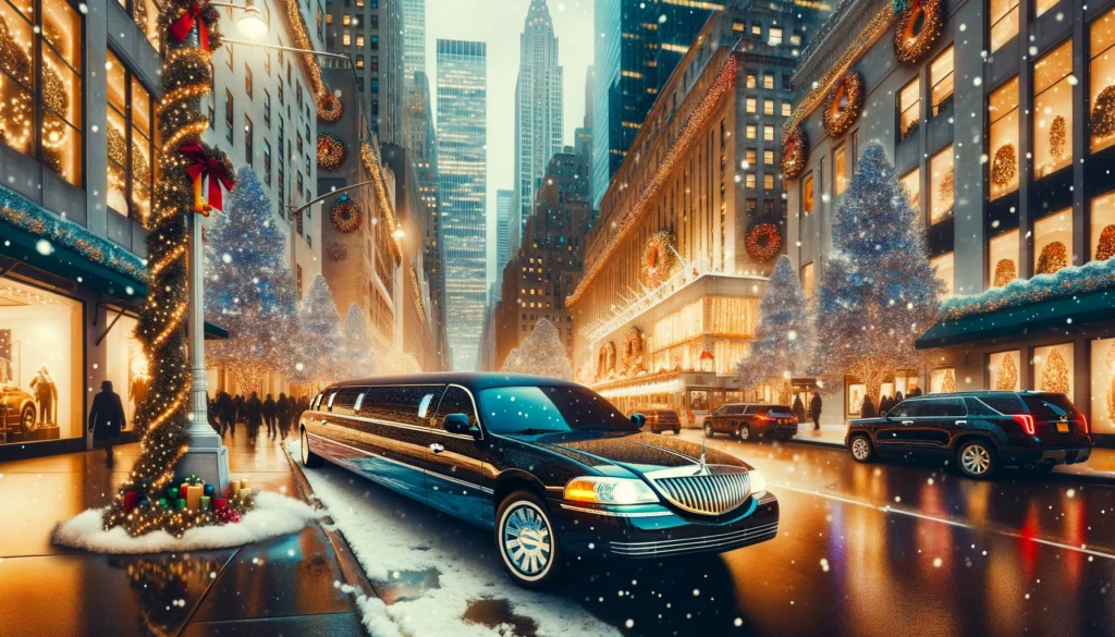 Tour privado de Navidad en limusina ¡Guau!
